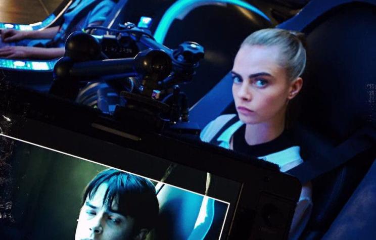 Así luce Cara Delevingne en el set de su nueva película de ciencia ficción