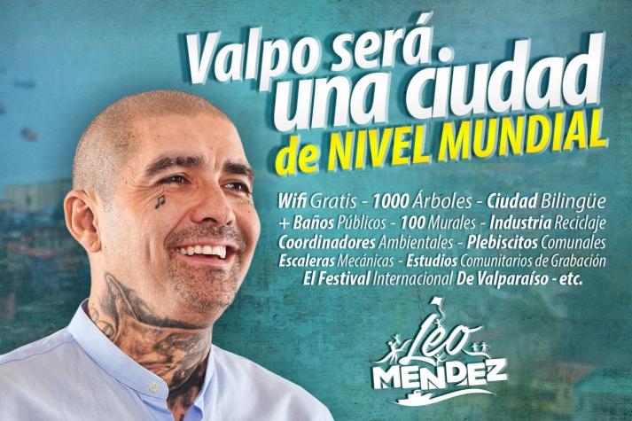 DJ Méndez promete Wi-Fi gratuito y escaleras mecánicas en cerros de Valparaíso