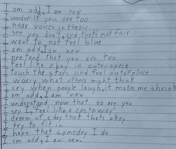 "Yo soy": El emocionante poema de un niño con Asperger