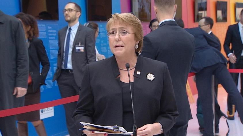 Presidenta Bachelet: "Siempre he luchado por la libertad de prensa, derecho a la defensa y la honra"