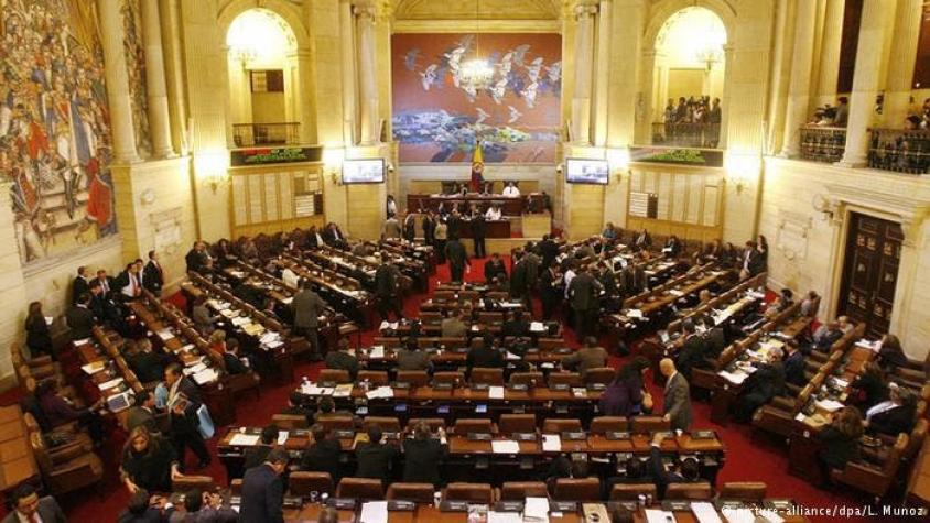 Parlamento de Colombia blinda acuerdos de paz