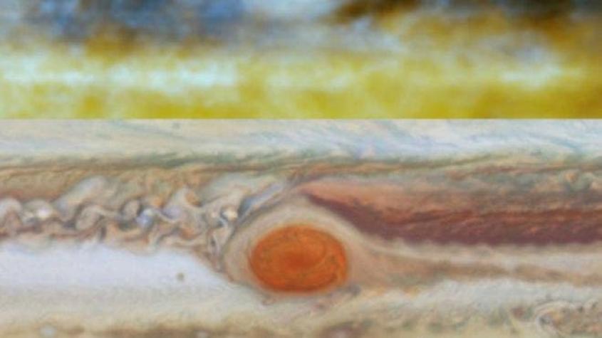 Cómo los astrónomos lograron adentarse en las fascinantes "nubes de colores" de Júpiter