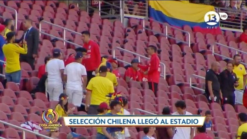 Plantel de “La Roja” asiste a Levi’s Stadium para ver la ceremonia inaugural de la Copa Centenario