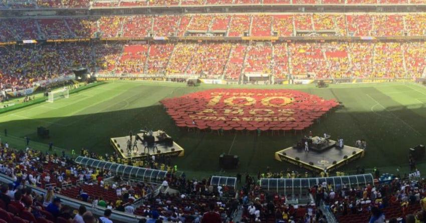 [VIDEO] "La Roja" presencia la ceremonia inaugural de la Copa América Centenario