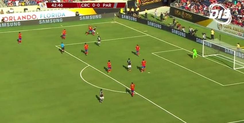 [VIDEO] Mira las mejores jugadas del 1° lapso del duelo Costa Rica-Paraguay en Copa Centenario