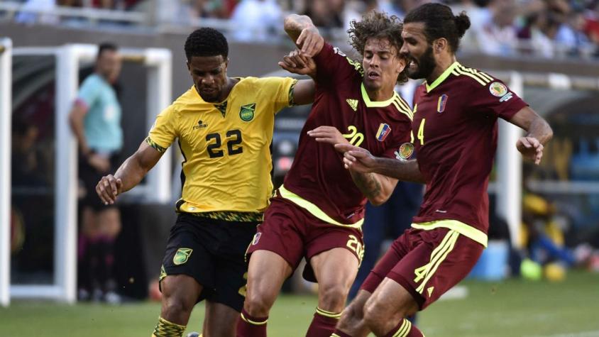 Venezuela derrota con lo justo a Jamaica en arranque del Grupo C de la Copa