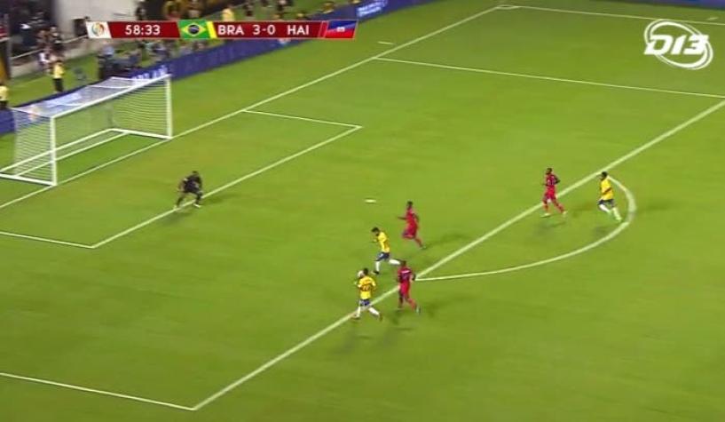 [VIDEO] Brasil está apabullando a Haití en Copa América Centenario