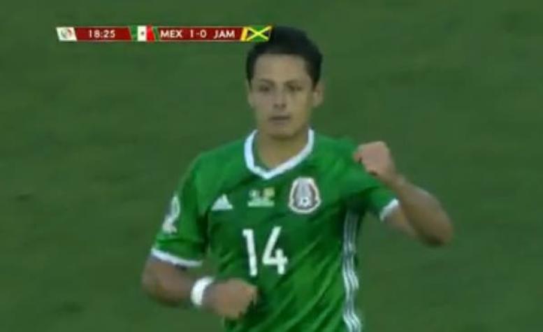 [VIDEO] México está venciendo a Jamaica con gol de cabeza en Copa Centenario