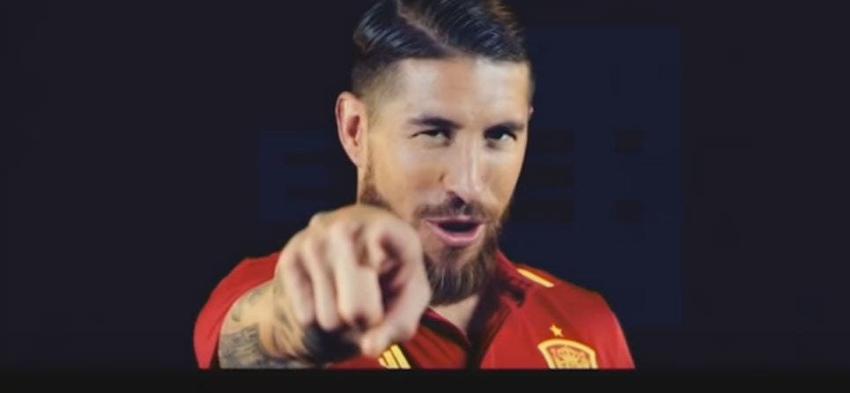[VIDEO] Sergio Ramos canta el himno oficial de España para la Eurocopa 2016