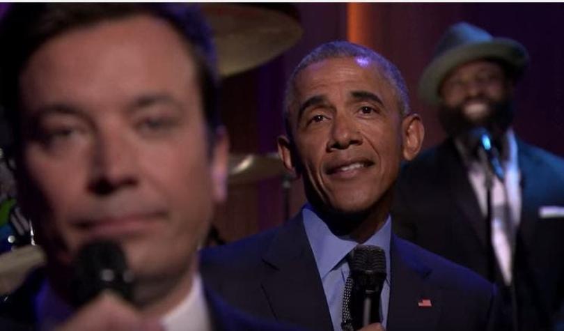 [VIDEO] Barack Obama sorprende cantando al ritmo de Rihanna