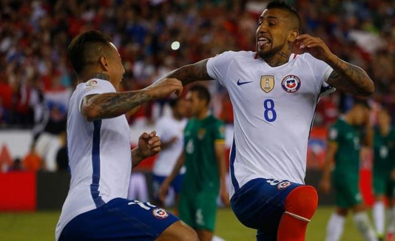 Chile vence agónicamente a Bolivia y mantiene sus opciones en la Copa Centenario