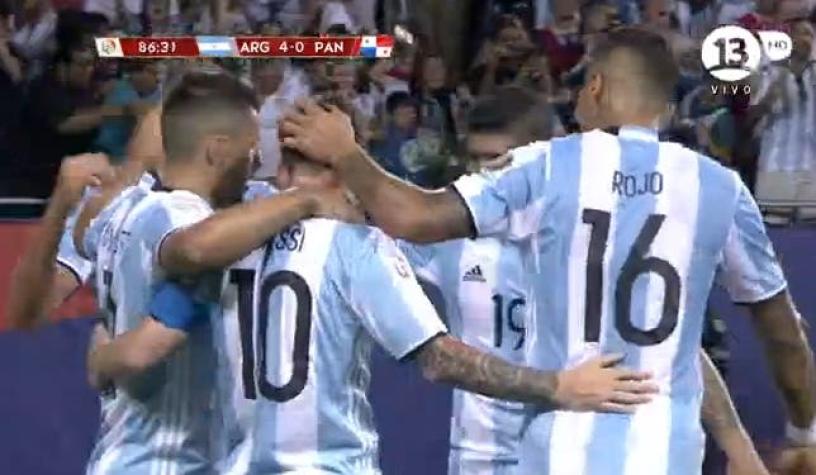 [VIDEO] Messi crack: Con otra joyita establece el 4-0 de Argentina sobre Panamá