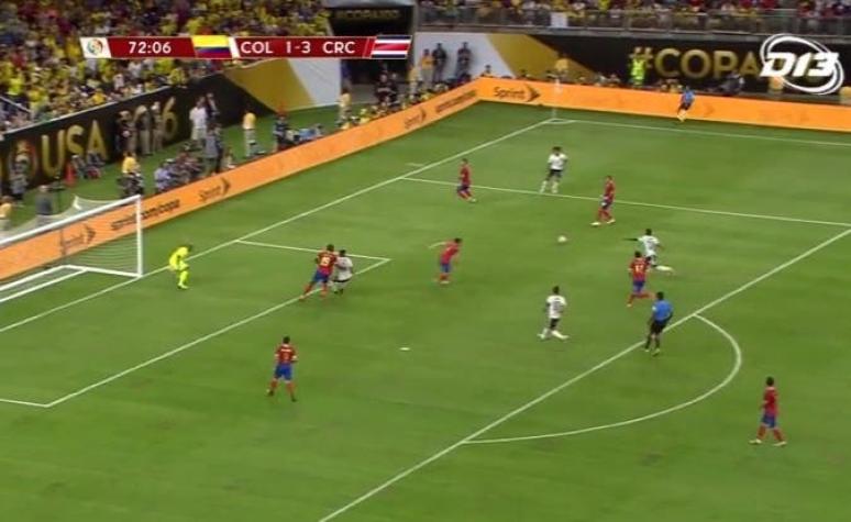 [VIDEO] Colombia estrecha el marcador ante Costa Rica en Copa Centenario