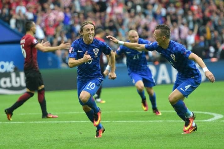 Golazo de Luka Modric le da victoria a Croacia sobre Turquía