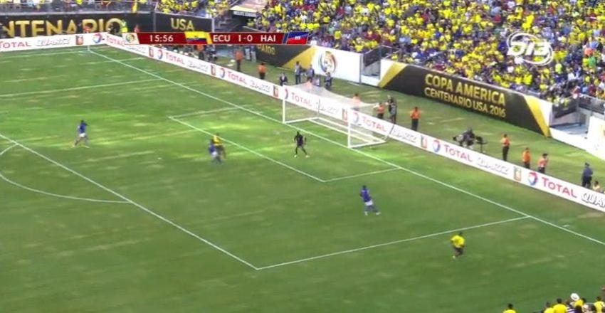[VIDEO] Compacto del primer tiempo: Ecuador está venciendo 2-0 a Haití
