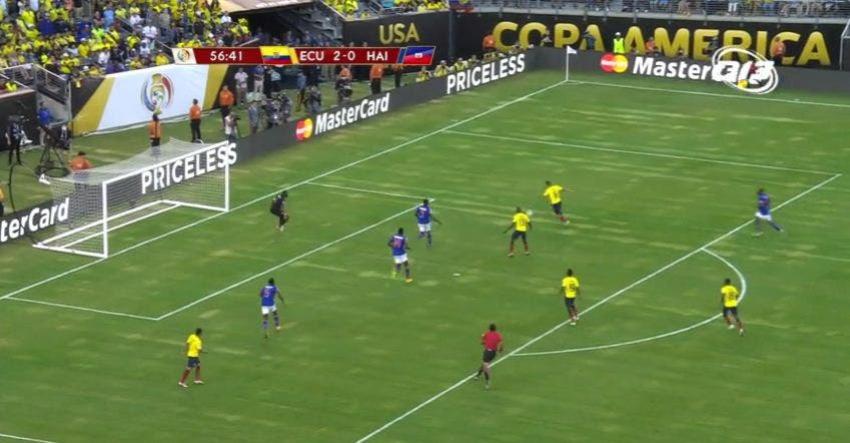 [VIDEO] Ya es goleada: Christian Noboa marca el 3-0 de Ecuador sobre Haití