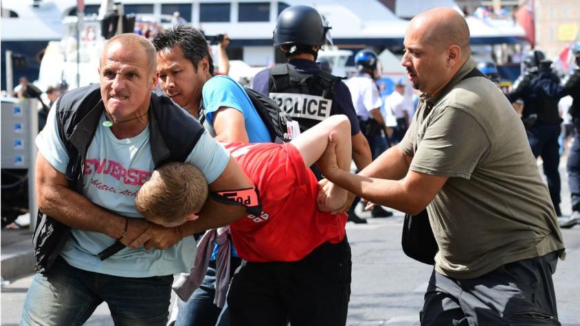 Francia anuncia 116 detenciones y 3 expulsiones por incidentes en la Eurocopa