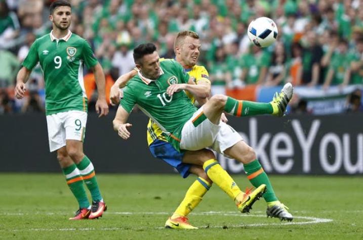 Irlanda y Suecia igualan en París por el Grupo E de la Eurocopa