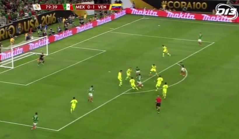 [VIDEO] México con golazo "maradoniano" logra el empate ante Venezuela en Copa Centenario