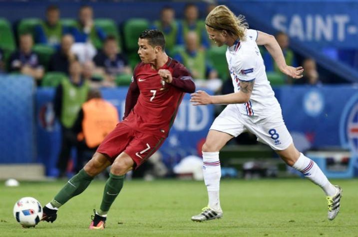 Islandia sorprende y le empata al Portugal de Cristiano Ronaldo