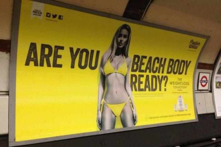 Alcalde de Londres prohíbe publicidad con "cuerpos poco realistas" en tránsporte público