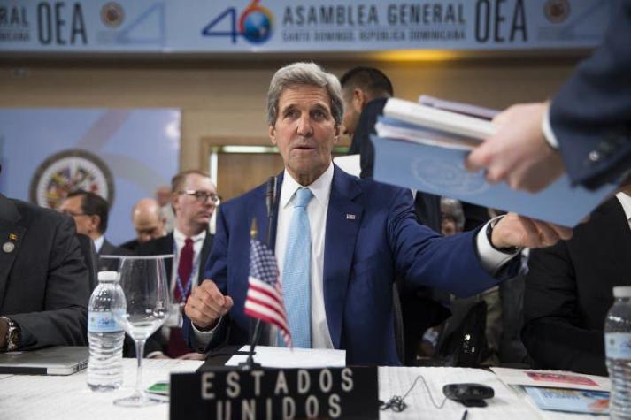 John Kerry apoya solicitud de Almagro de invocar la Carta Democrática de la OEA