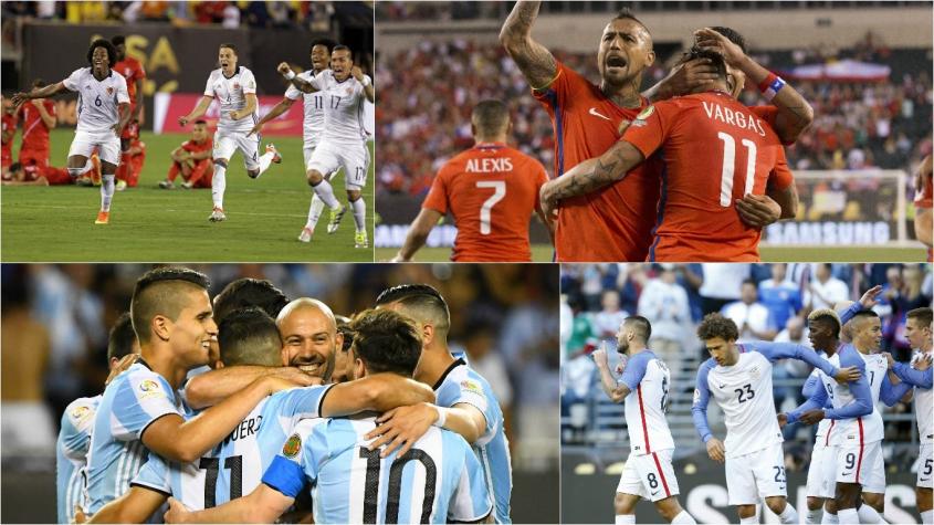 Revisa las llaves y sedes de las semifinales de la Copa América Centenario