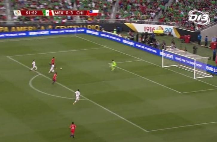 [VIDEO] "La Roja" está apabullando por 4-0 a México en Copa América Centenario