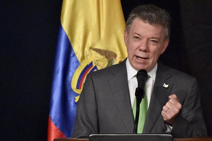 Santos pide un "esfuerzo" para acordar cese al fuego con FARC esta semana