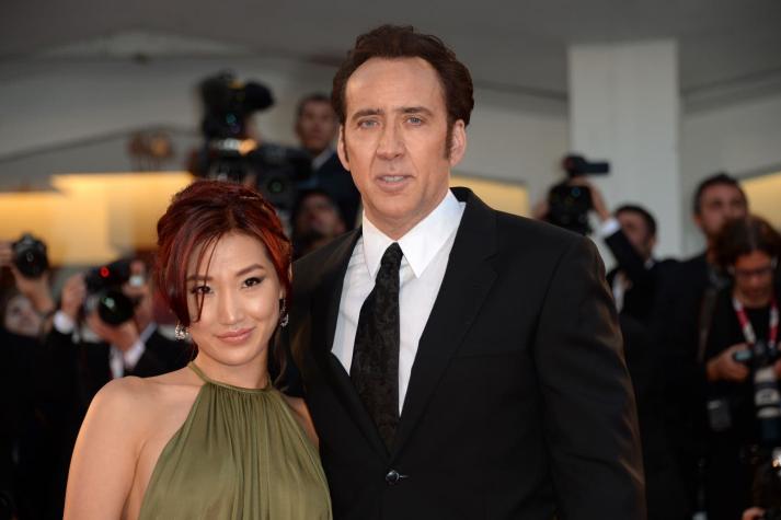 Confirman que Nicolas Cage y su esposa Alice Kim están separados