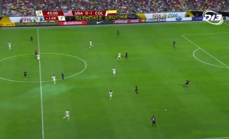 [VIDEO] Revisa las mejores jugadas del primer tiempo entre Colombia y Estados Unidos