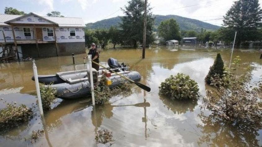 Inundaciones dejan 23 muertos en Virginia Occidental, EE.UU.