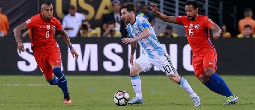La foto que le sacaron a Messi en la final de la Copa Centenario y se volvió viral