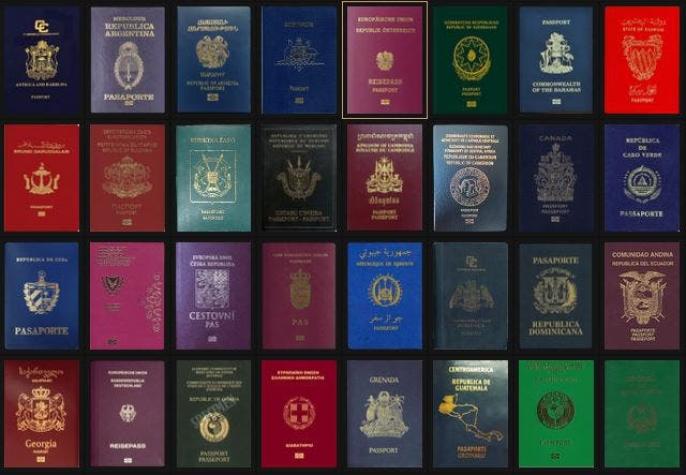 Ranking revela cuáles son los pasaportes "más poderosos" del mundo