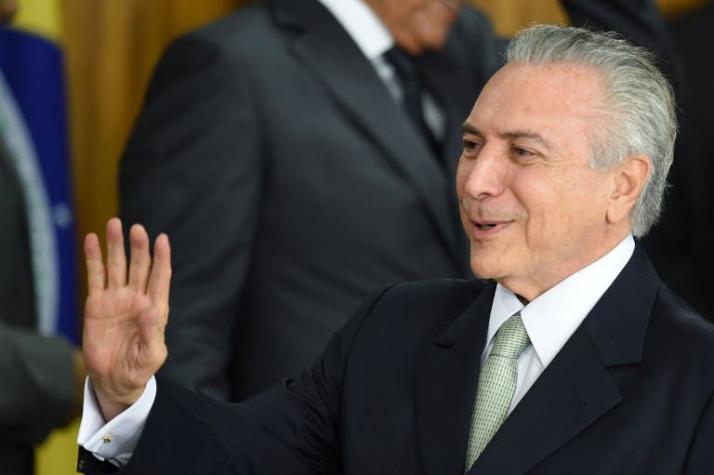 La mitad de los brasileños desea que Temer siga en el poder