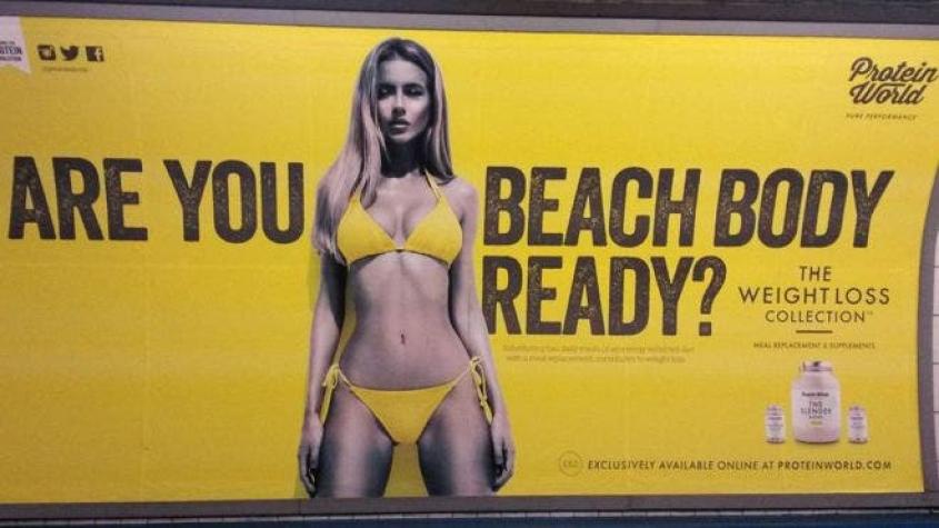 No más bikinis en el metro: Londres prohíbe publicidad de este tipo
