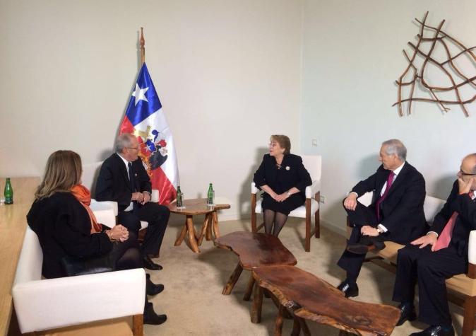 Bachelet sostiene bilateral con presidente electo de Perú