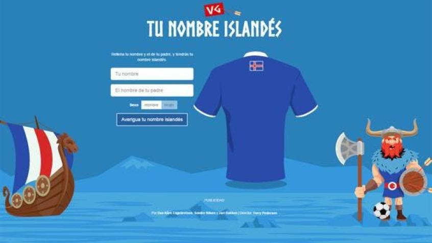 La ingeniosa aplicación para saber cómo te llamarías si jugaras en la selección de Islandia