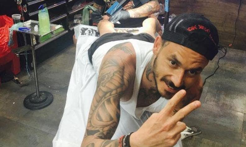 El nuevo tatuaje de Mauricio Pinilla en honor a la Copa América Centenario