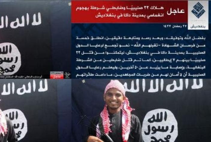 ISIS libera fotos de los autores de tiroteo en Bangladesh