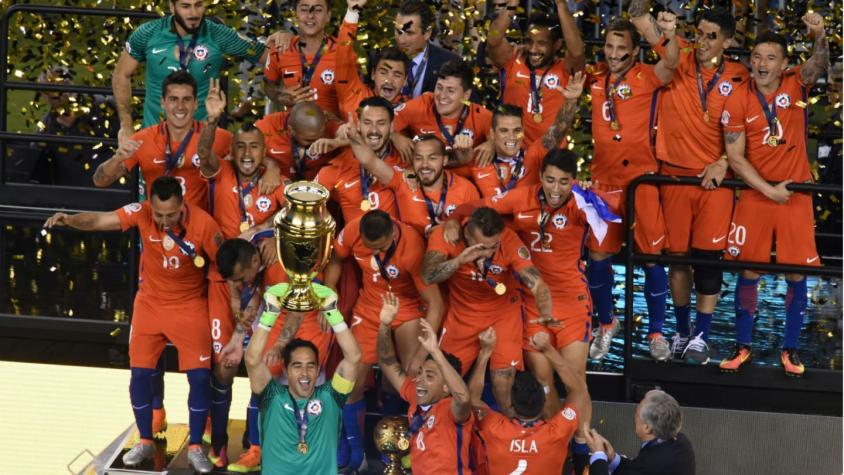 "La Roja" celebra junto a los chilenos su título de Copa América Centenario