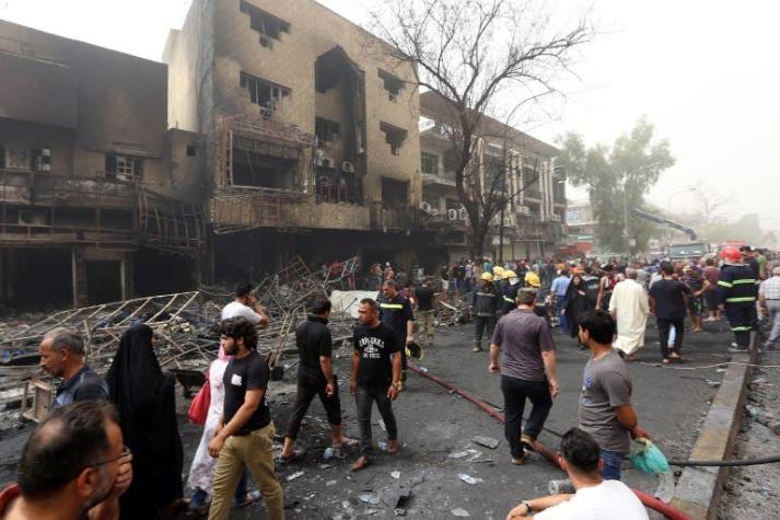 Al menos 75 muertos en atentado en Bagdad reivindicado por Estado Islámico