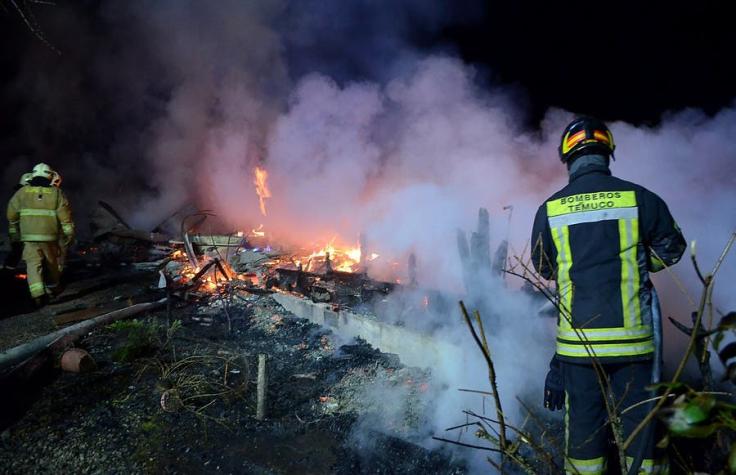 Encapuchados queman propiedad en la región de la Araucanía