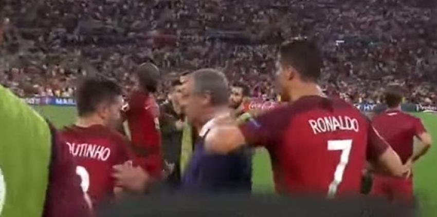 [VIDEO] Revelan el momento en que Cristiano Ronaldo obliga a un compañero a patear en los penales