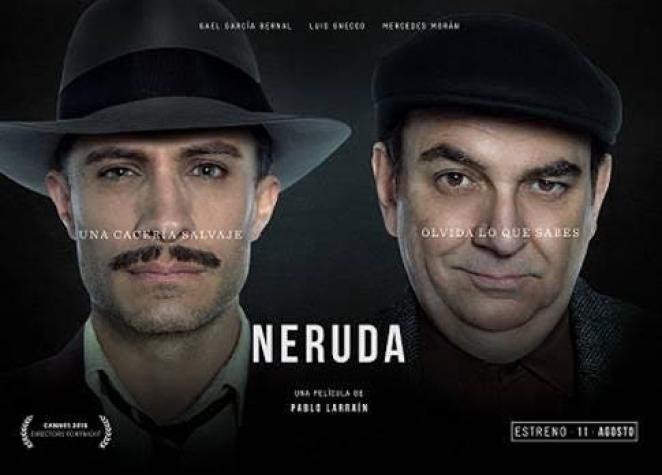 Se acerca el estreno de "Neruda": estos son sus primeros afiches de promoción