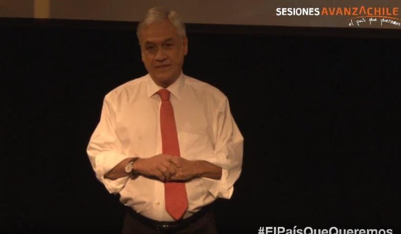 Avanza Chile lanza video con Piñera enfocado a "proyecto de unidad nacional"