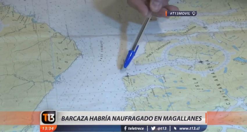 [VIDEO] Barcaza naufraga en Magallanes