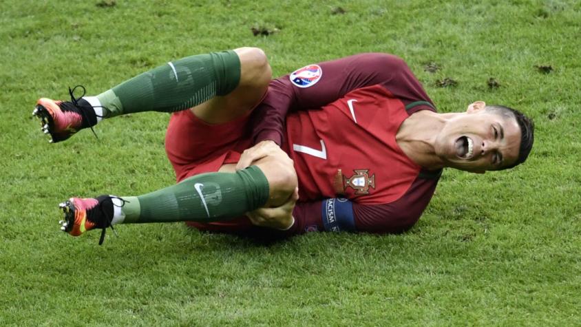 Lesión de Cristiano Ronaldo en final de la Eurocopa tiene su primer diagnóstico