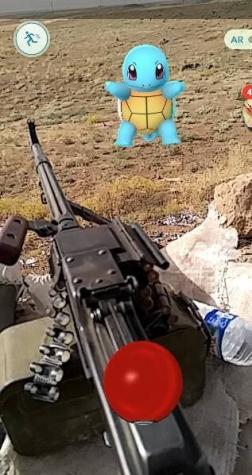 Soldado sorprende con imagen de Pokémon Go mientras combate contra Estados Islámico en Irak