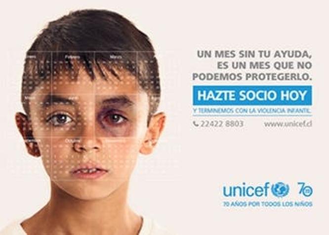 Unicef lanza estremecedora campaña “Un mes sin tu ayuda, es un mes ​ que no podemos ayudarlo"